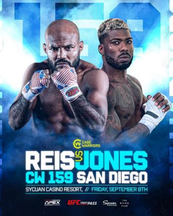 Wilson Reis vs. Trevin Jones, Cage Warriors 159 .